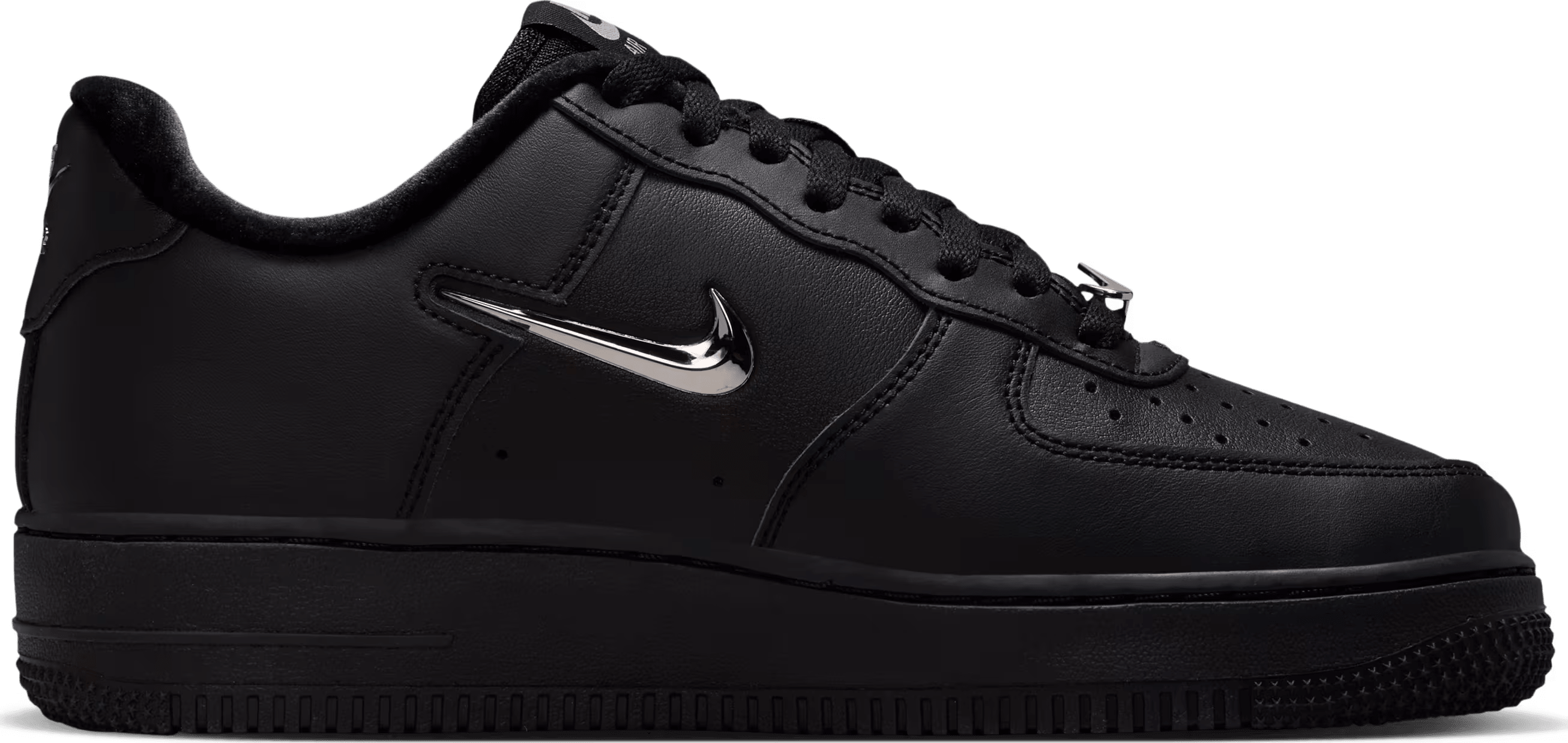 Nike Air Force 1 '07 Wmns "Black Metallic Silver"