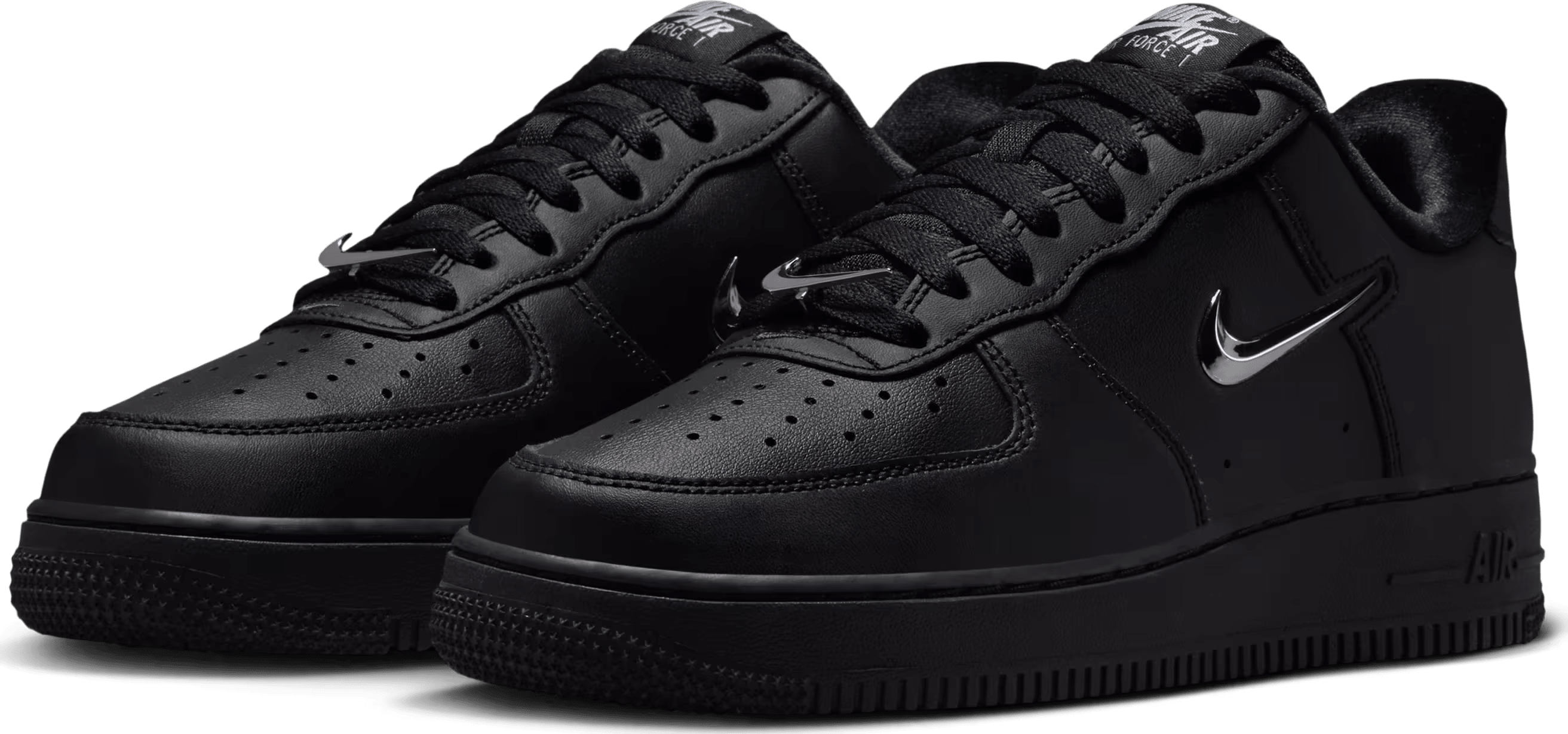 Nike Air Force 1 '07 Wmns "Black Metallic Silver"