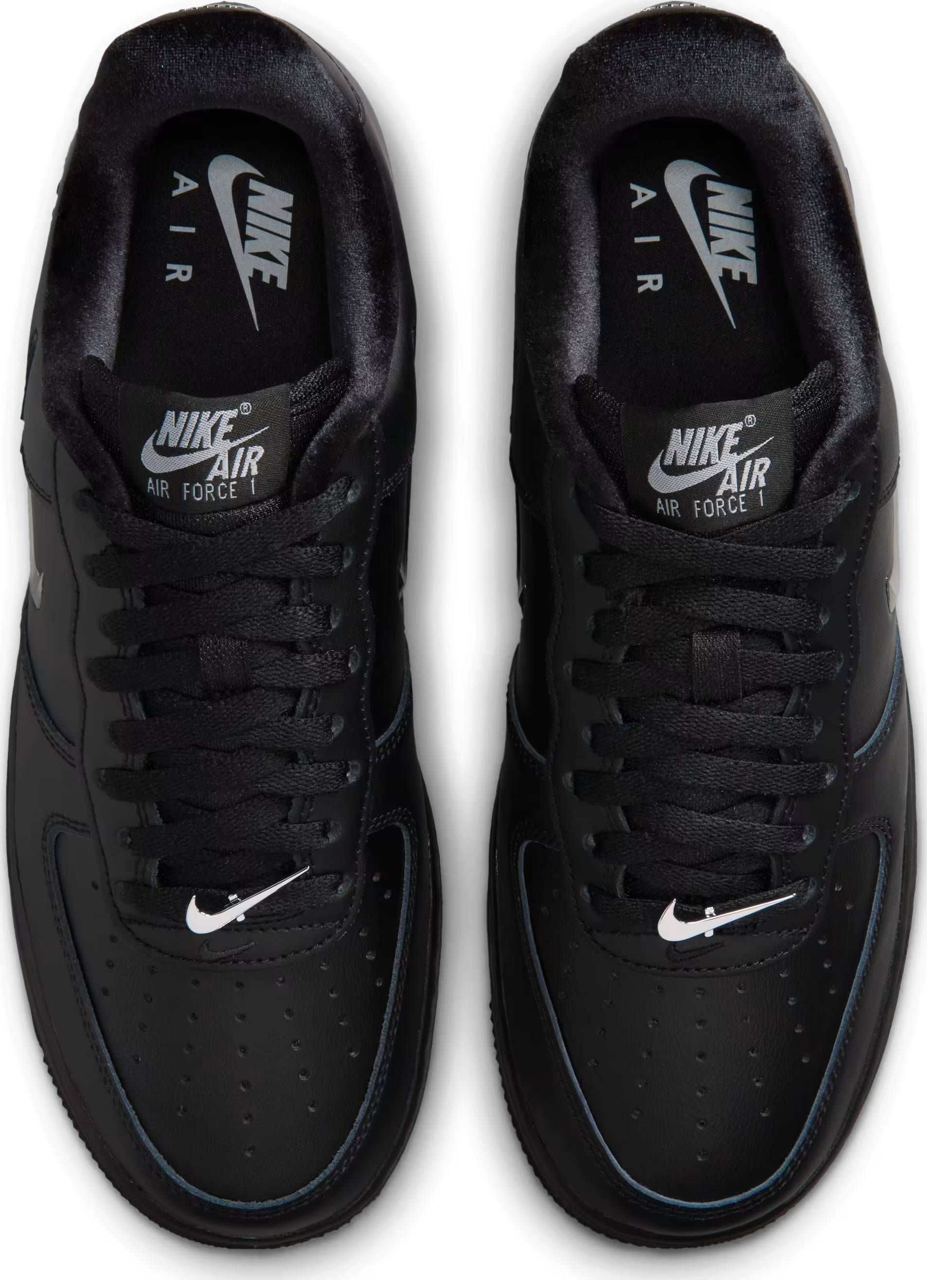Nike Air Force 1 '07 Wmns "Black Metallic Silver"