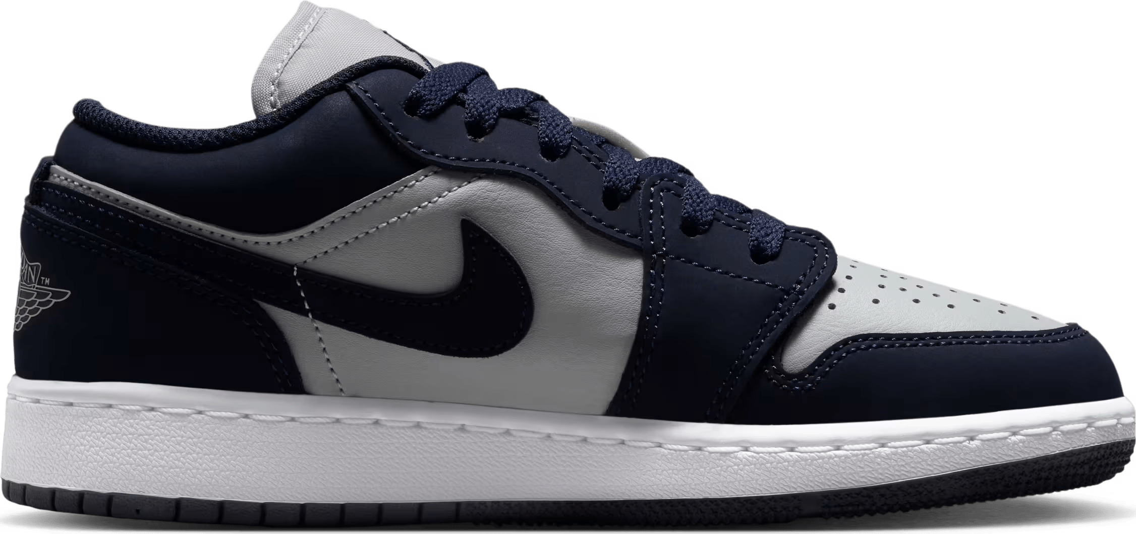 Air Jordan 1 Low GS "Obsidian Grey Fog"