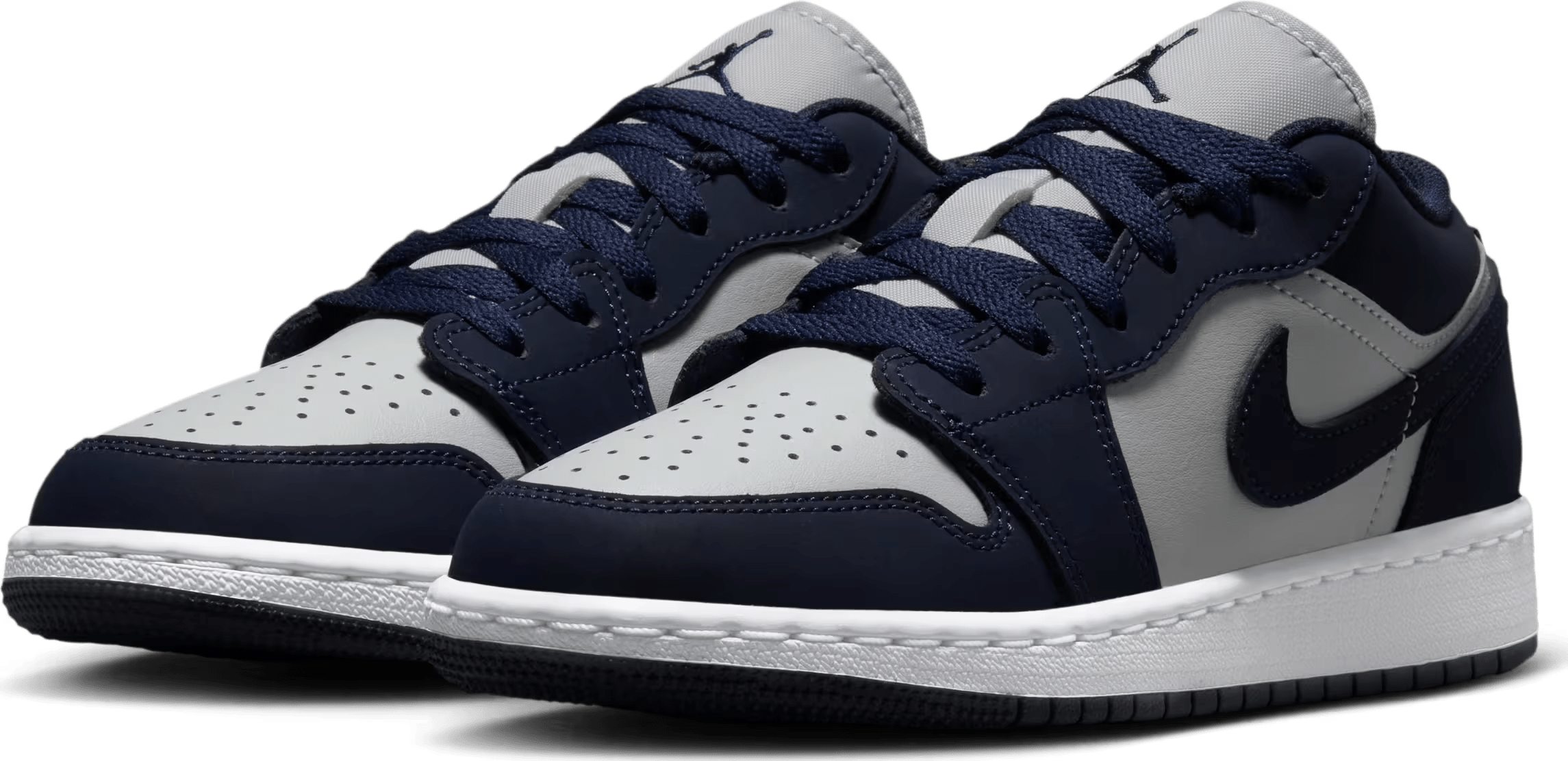 Air Jordan 1 Low GS "Obsidian Grey Fog"
