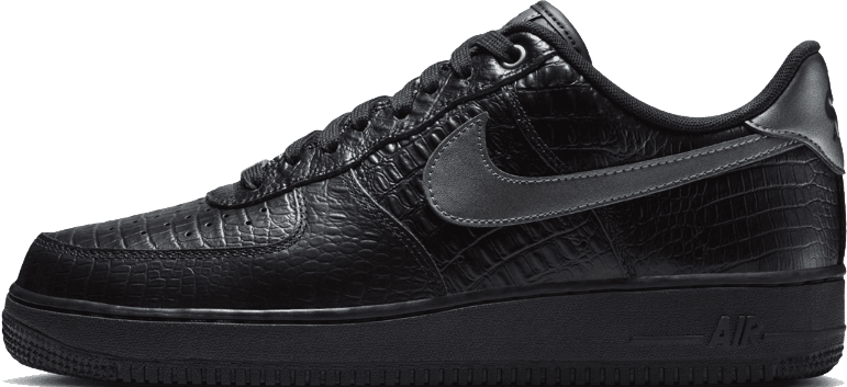 Nike Air Force 1 '07 "Black Croc"