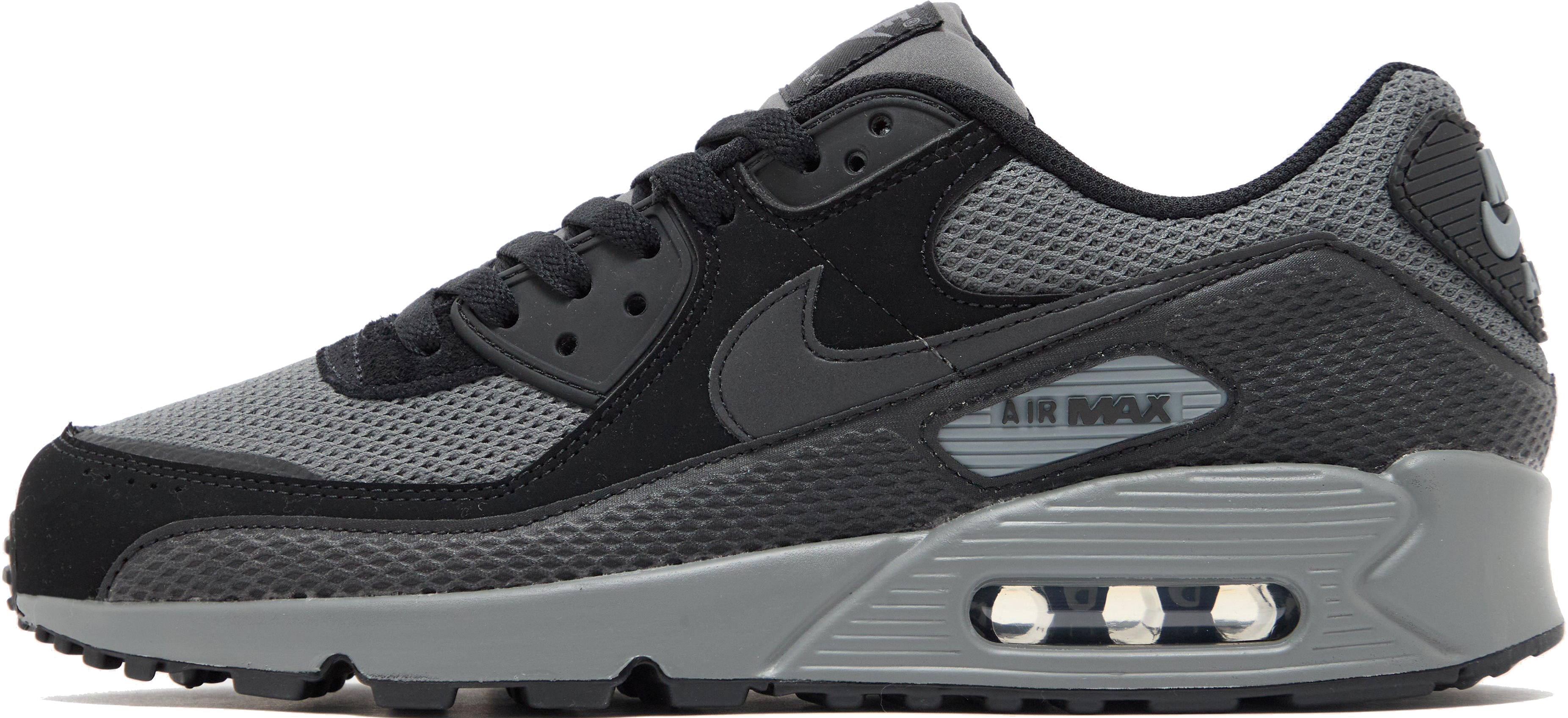 Nike Air Max 90 Premium "Mesh Mudguard Black Iron Grey"