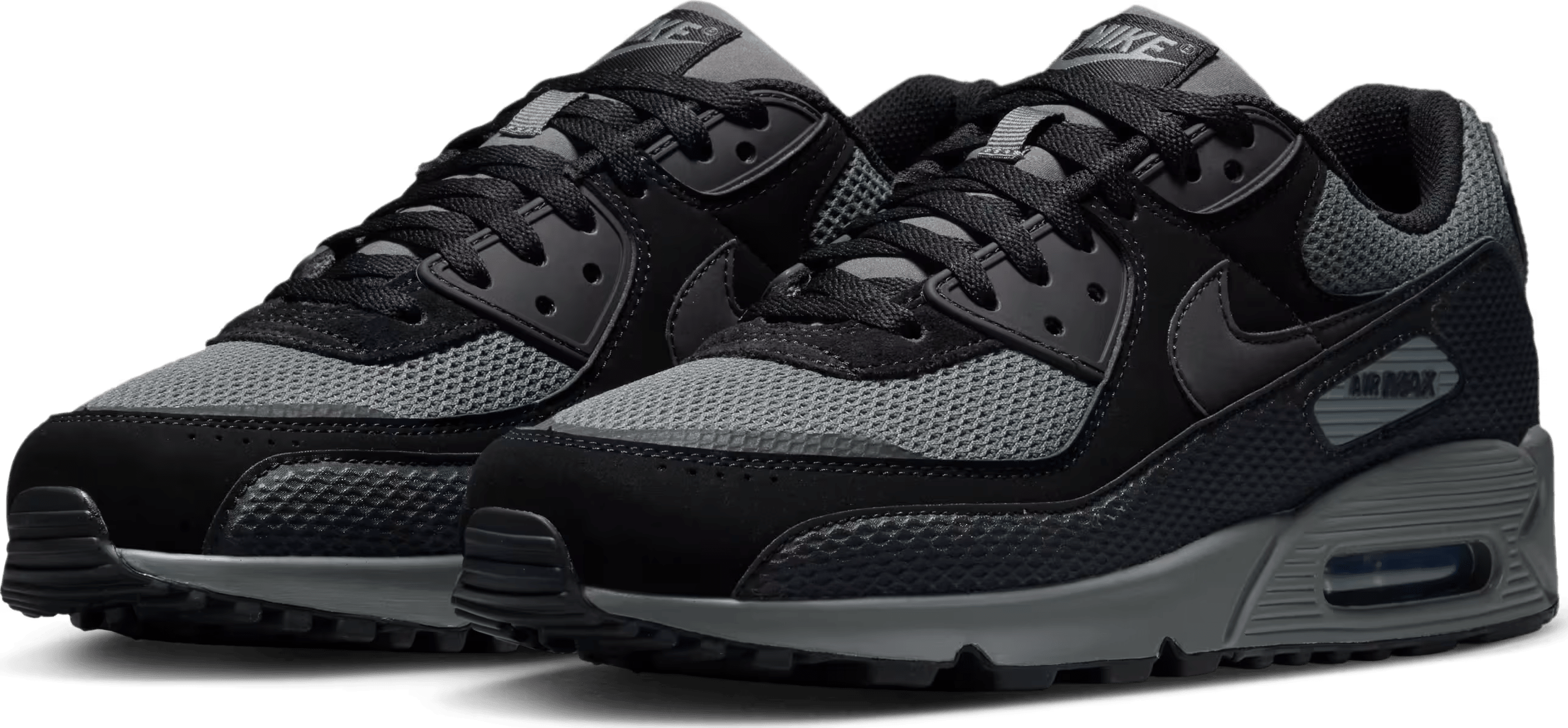 Nike Air Max 90 Premium "Mesh Mudguard Black Iron Grey"