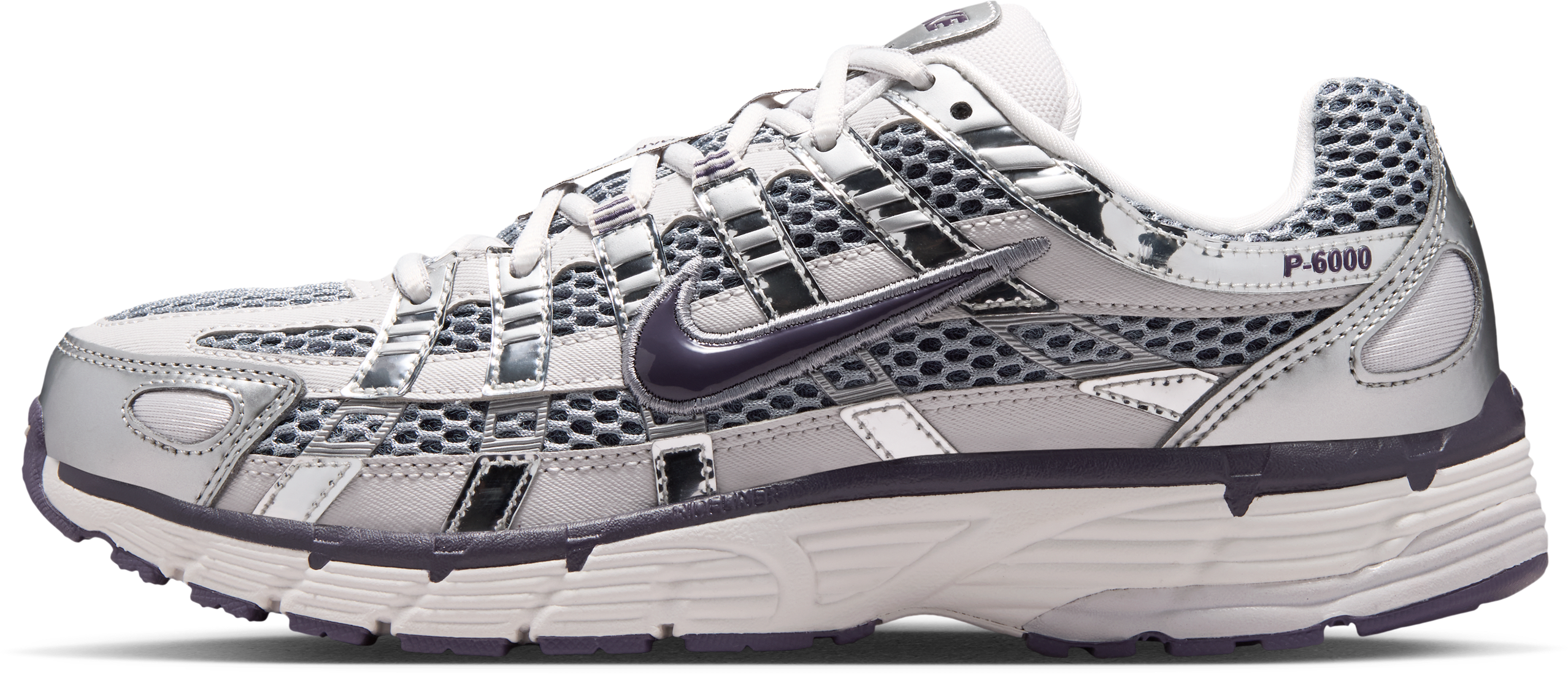 Nike P-6000 Wmns "Dark Raisin Metallic Silver"