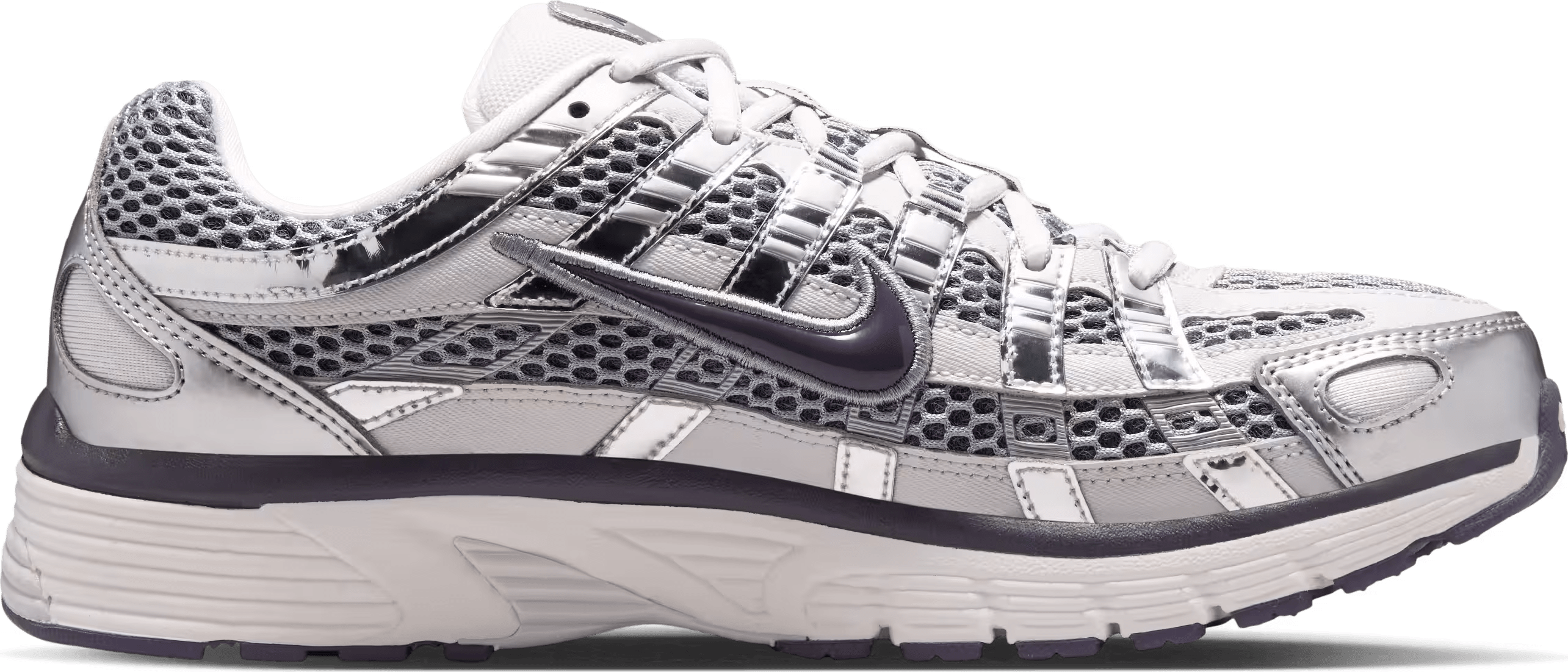 Nike P-6000 Wmns "Dark Raisin Metallic Silver"