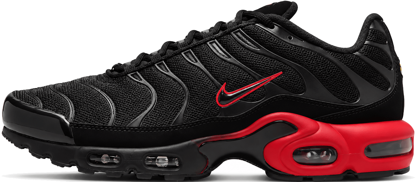 Nike Air Max Plus "Black Bright Crimson"