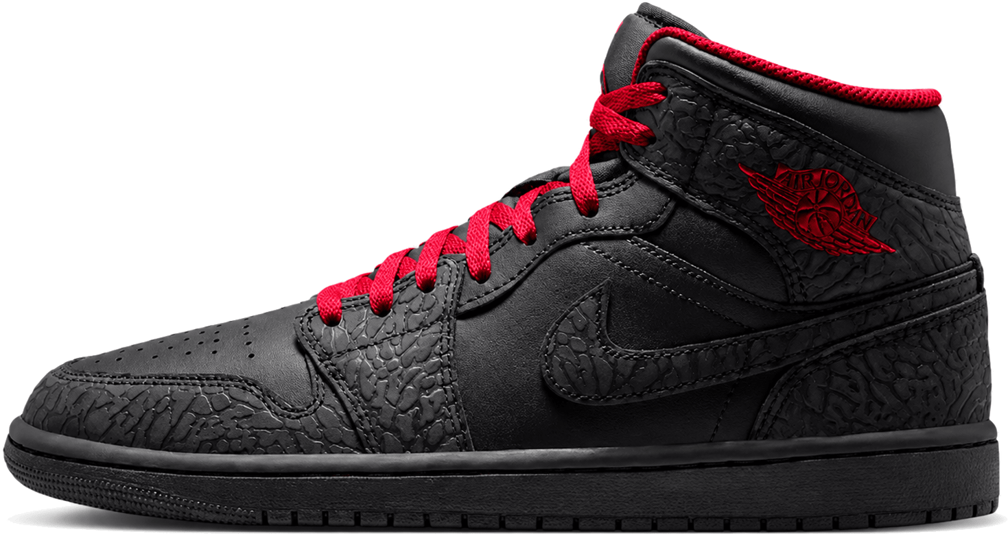 Air Jordan 1 MID SE "Black Tough Red"