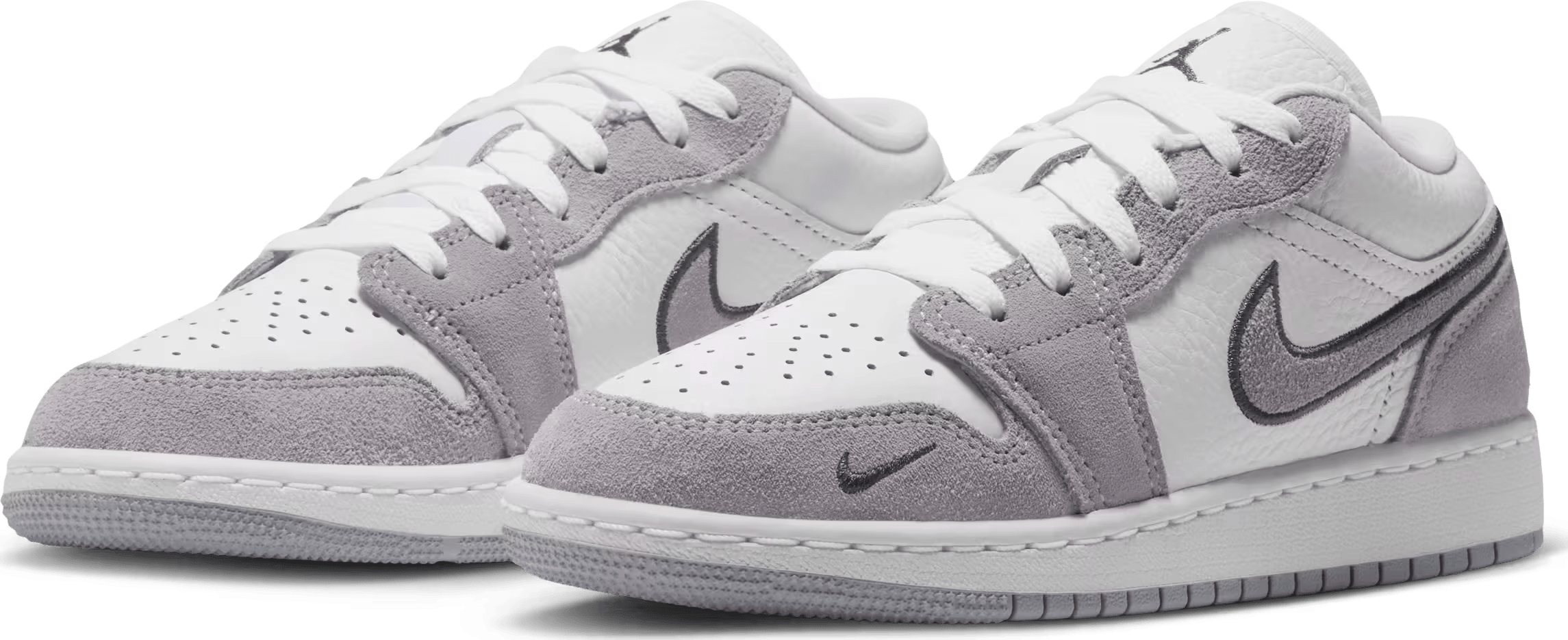 Air Jordan 1 Low SE GS "White Iron Grey"