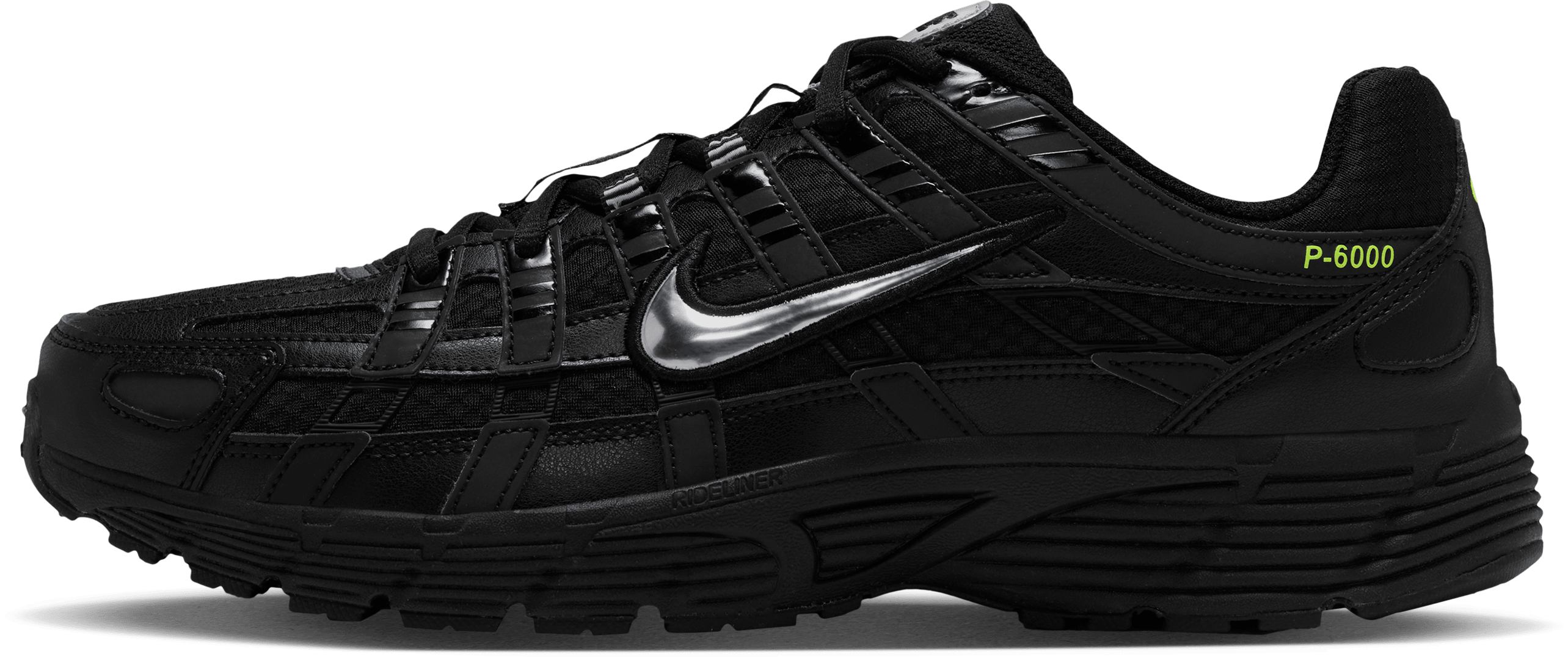 Nike P-6000 "Black Metallic Silver Volt"