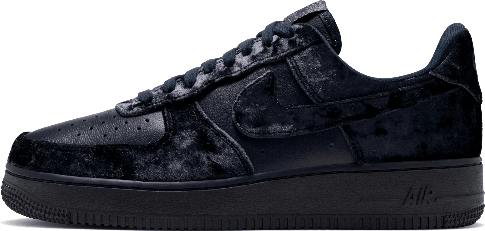 Nike Air Force 1 '07 SE Velvet "Dark Obsidian"