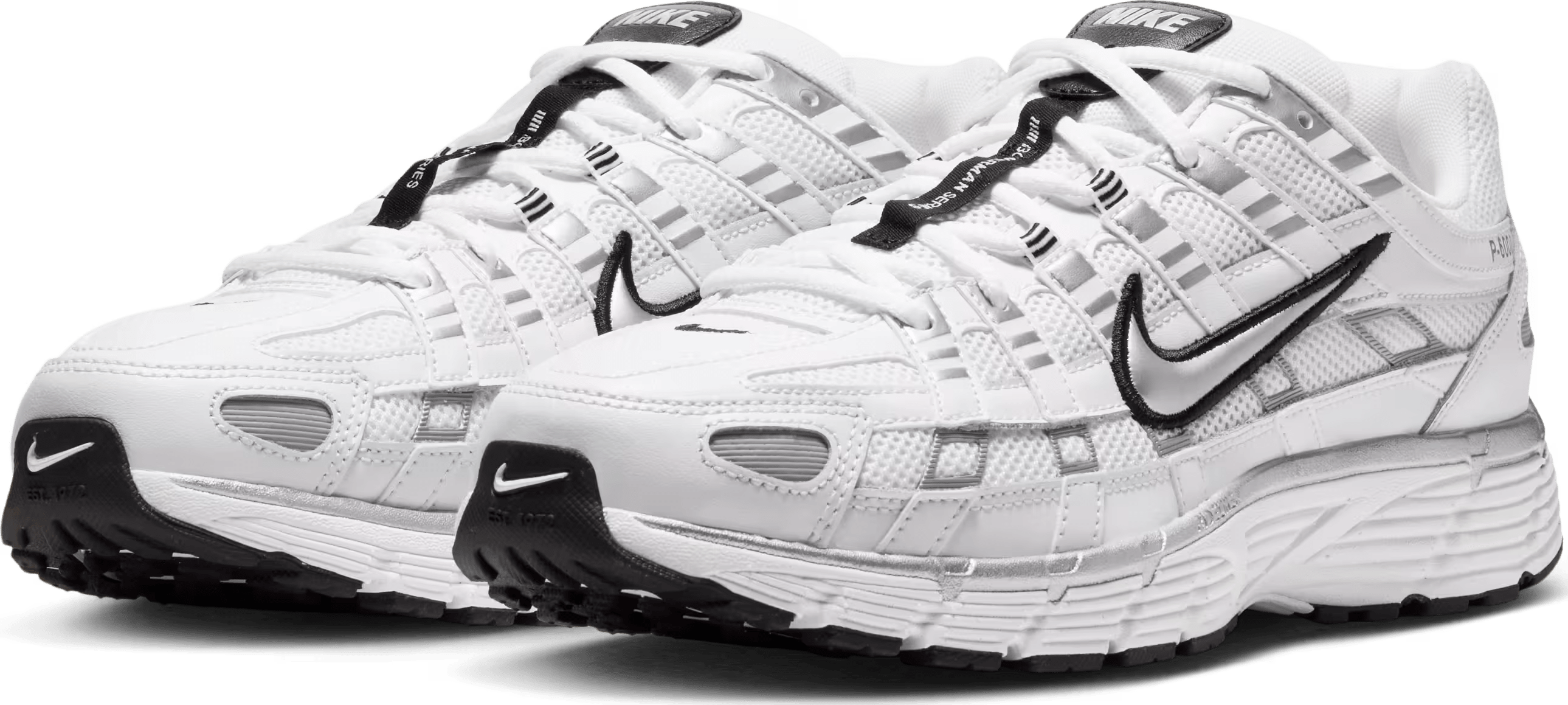 Nike P-6000 "Black White Metallic Silver"