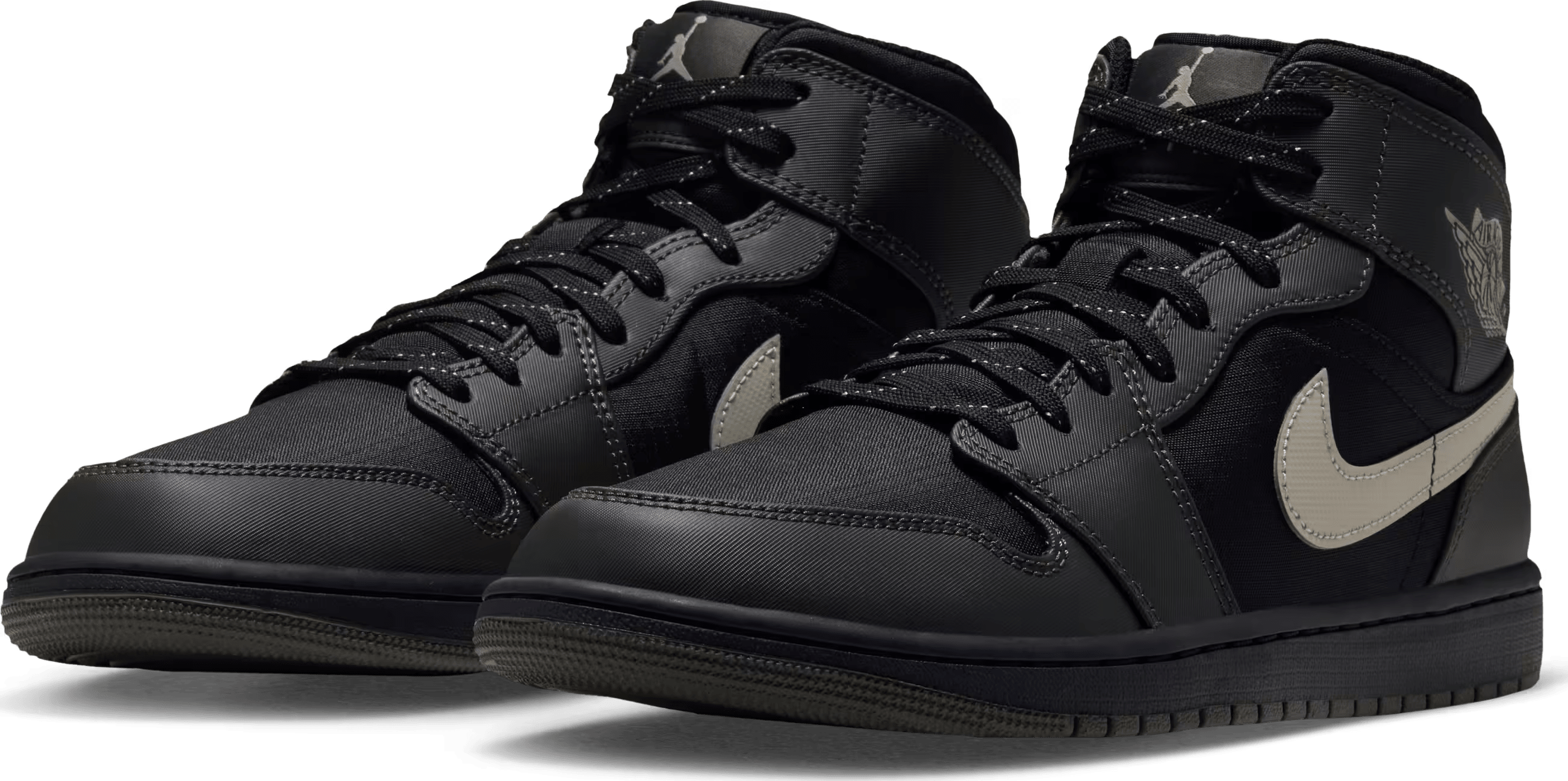 Air Jordan 1 Mid Utility "Black Spruce Fog"