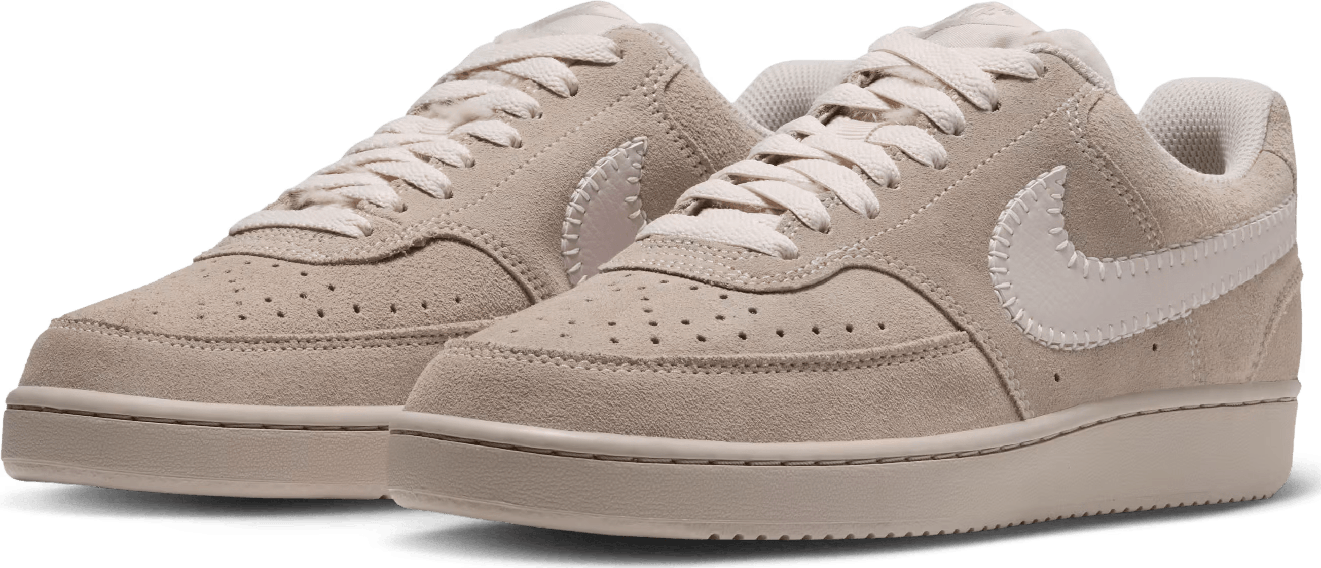 Nike Court Vision Low Wmns "Light Orewood Brown"