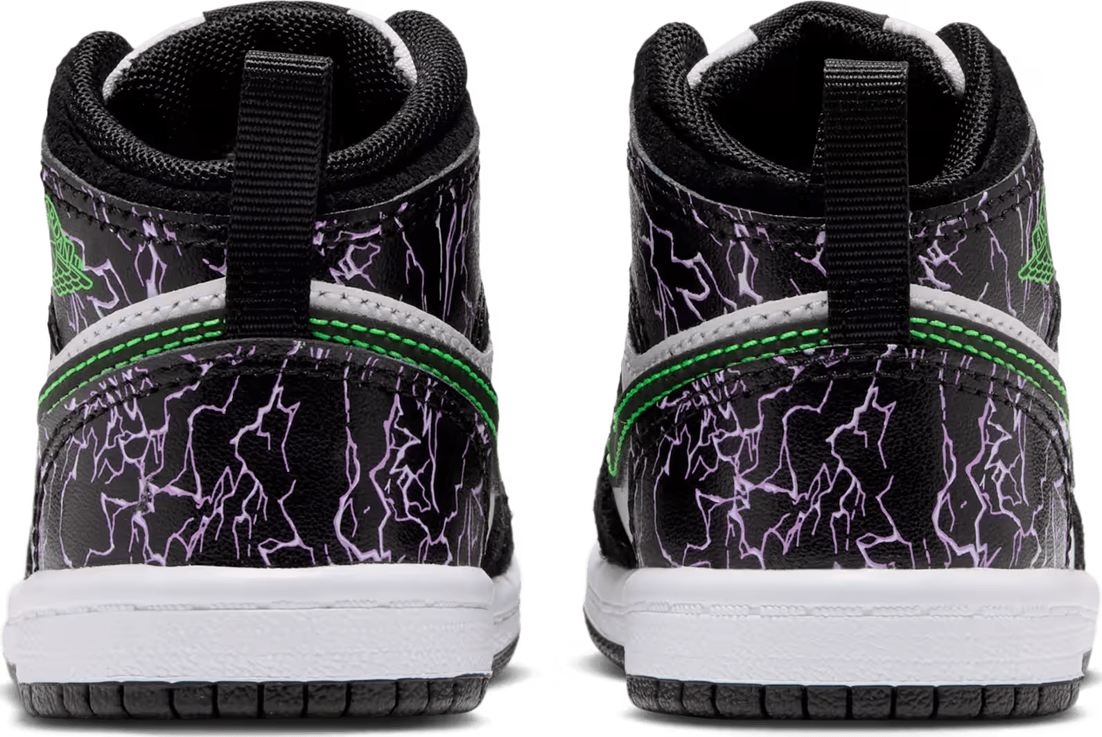 Air Jordan 1 Mid SE TD "Laser Purple Scream Green"