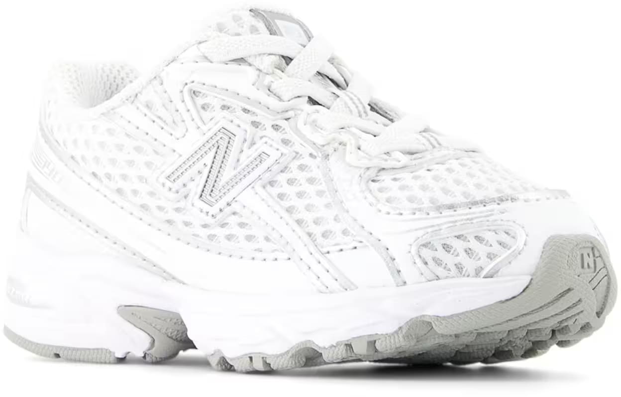New Balance 740 Bungee Lace White Silver Metallic (TD)