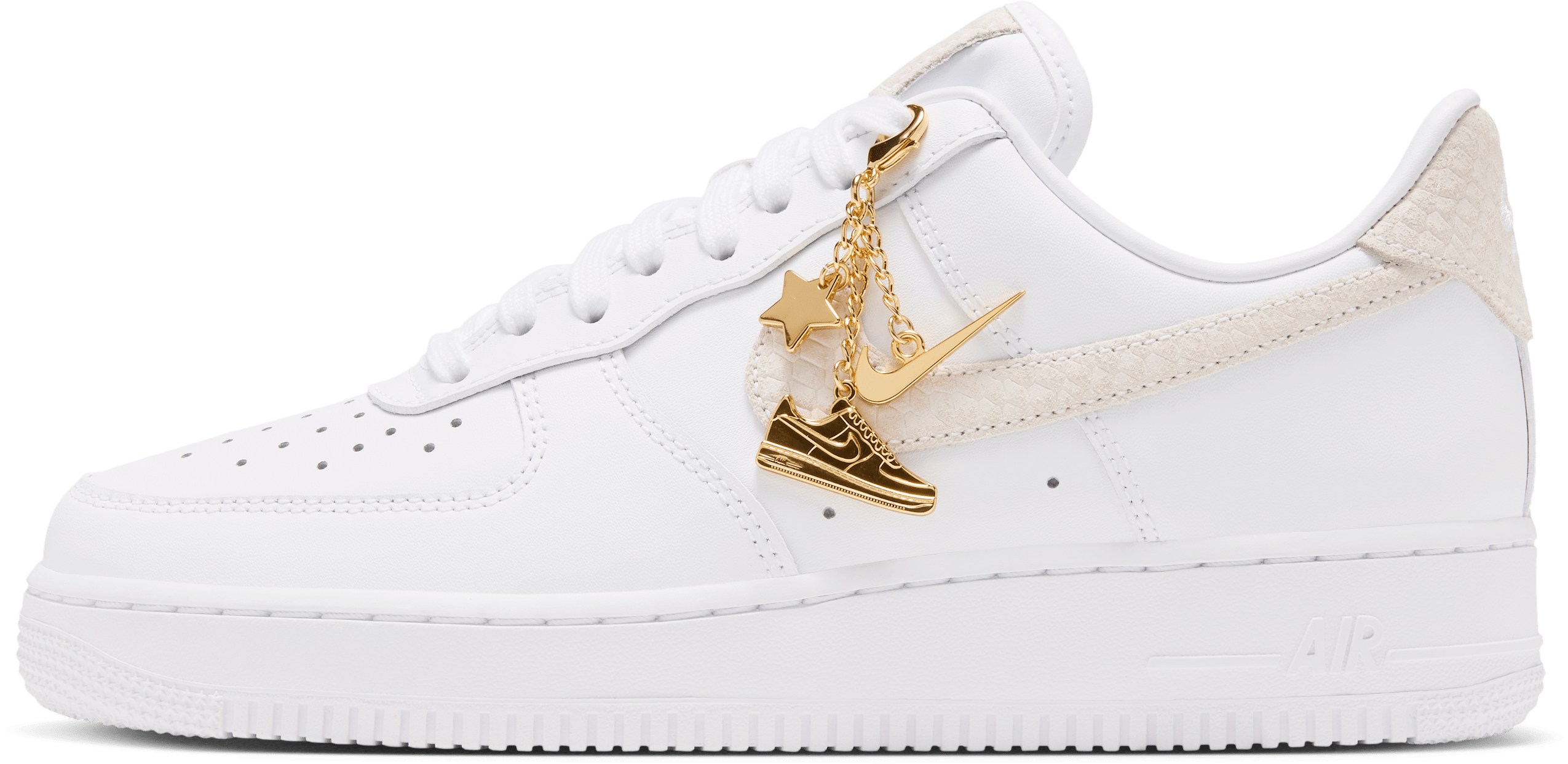 Nike Air Force 1 '07 Wmns "White Metallic Gold"