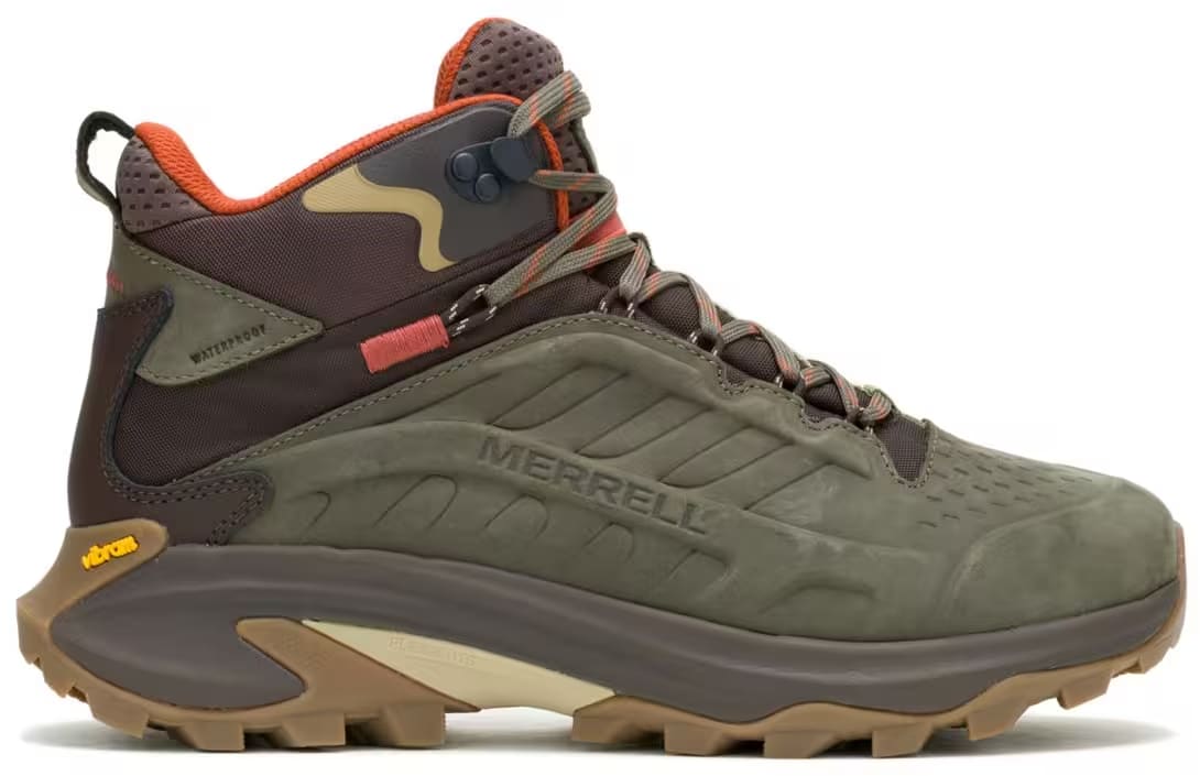 Merrell Moab Speed 2 Leather Mid Waterproof Olive
