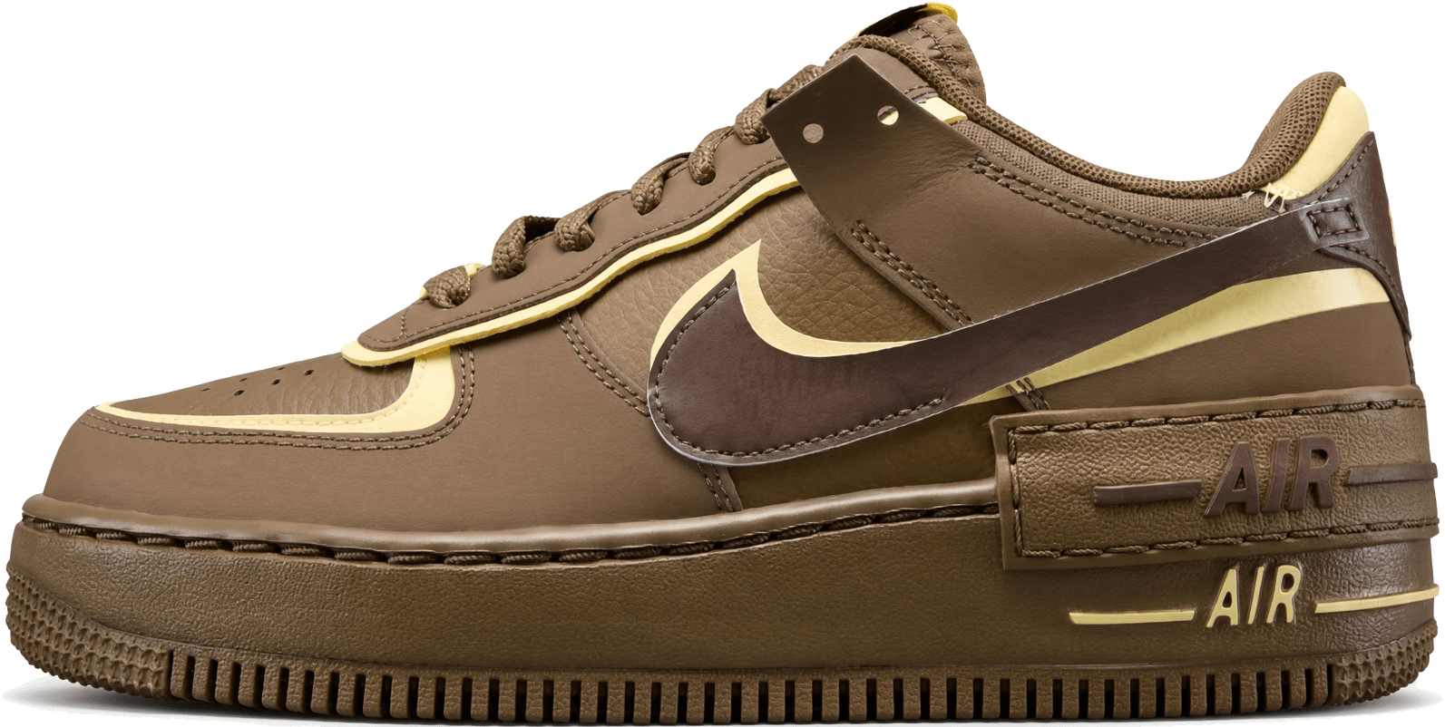 Nike Air Force 1 Shadow "Mosswood Brown"