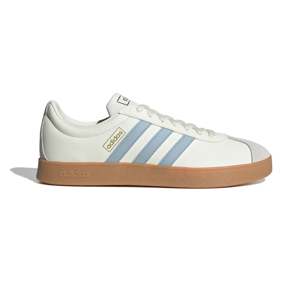 adidas VL Court Classic Off White Wonder Blue Gold Metallic