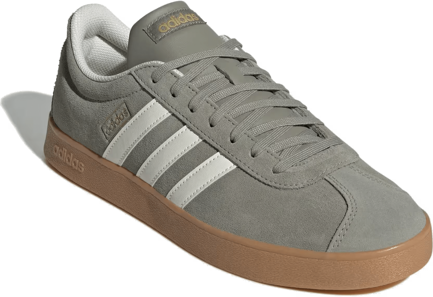 adidas VL Court 2.0 Silver Pebble Off White Gold Metallic