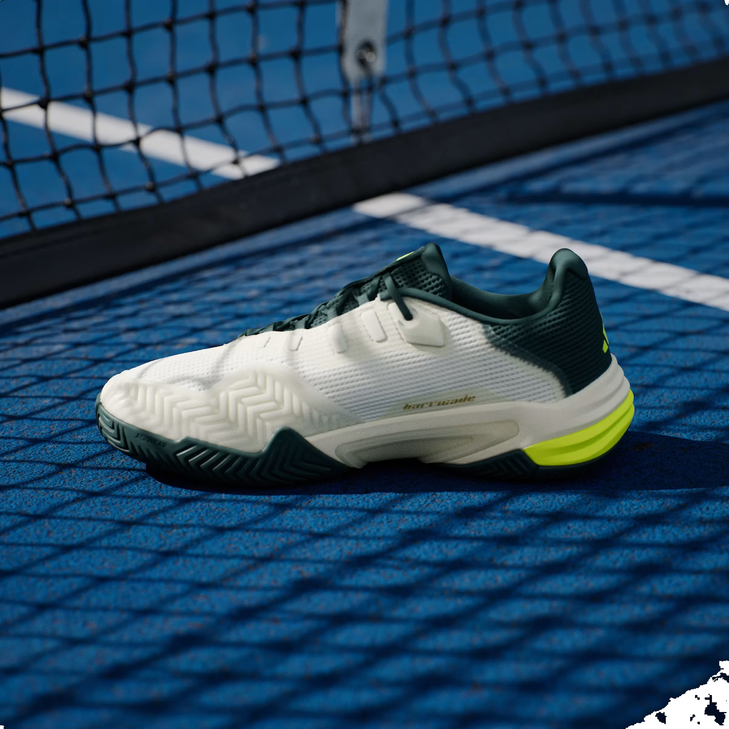 adidas Barricade 13 Off White Core Black Powder Teal