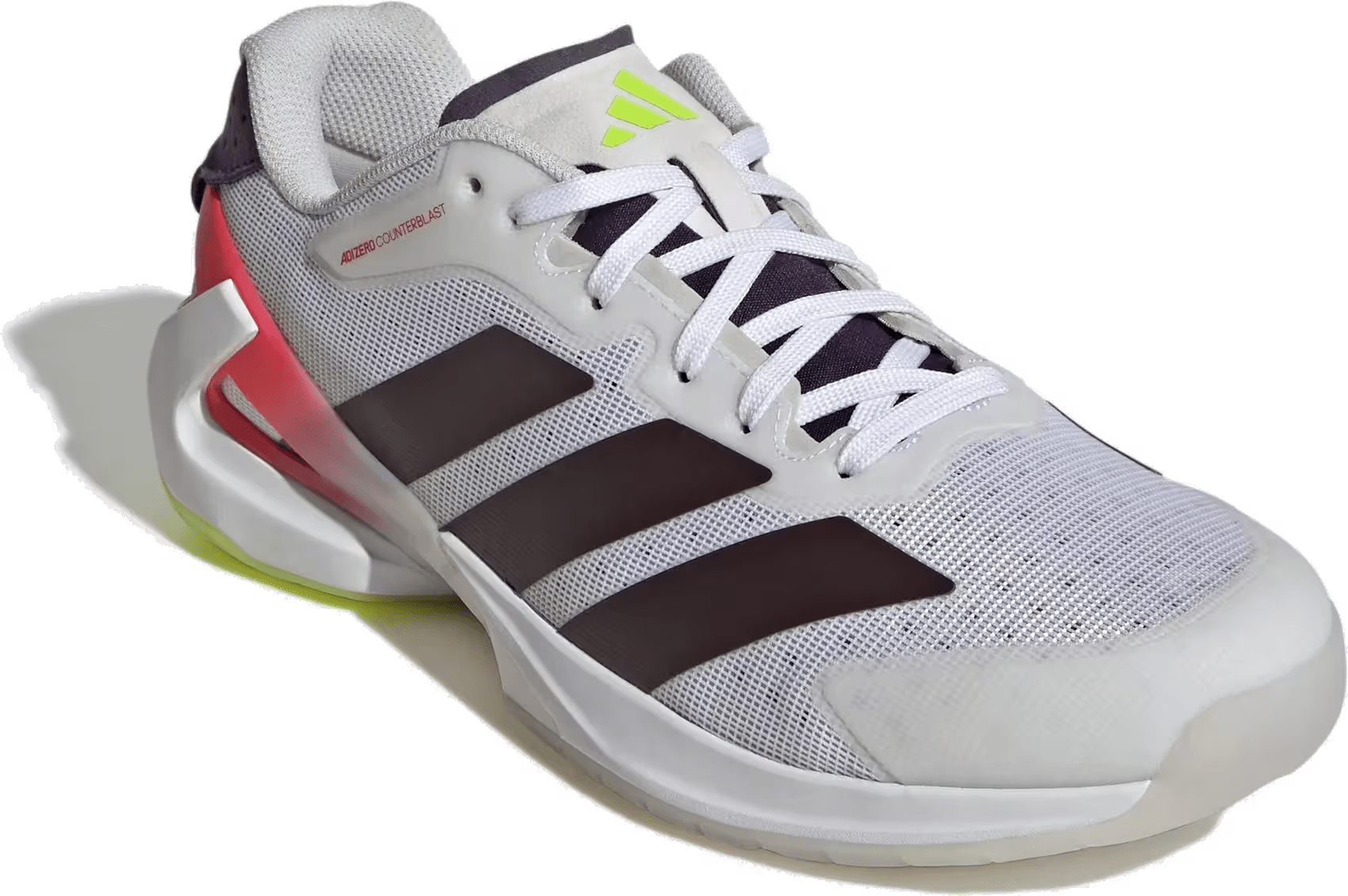 adidas Adizero Counterblast Indoor Cloud White Aurora Met. Aurora Plum