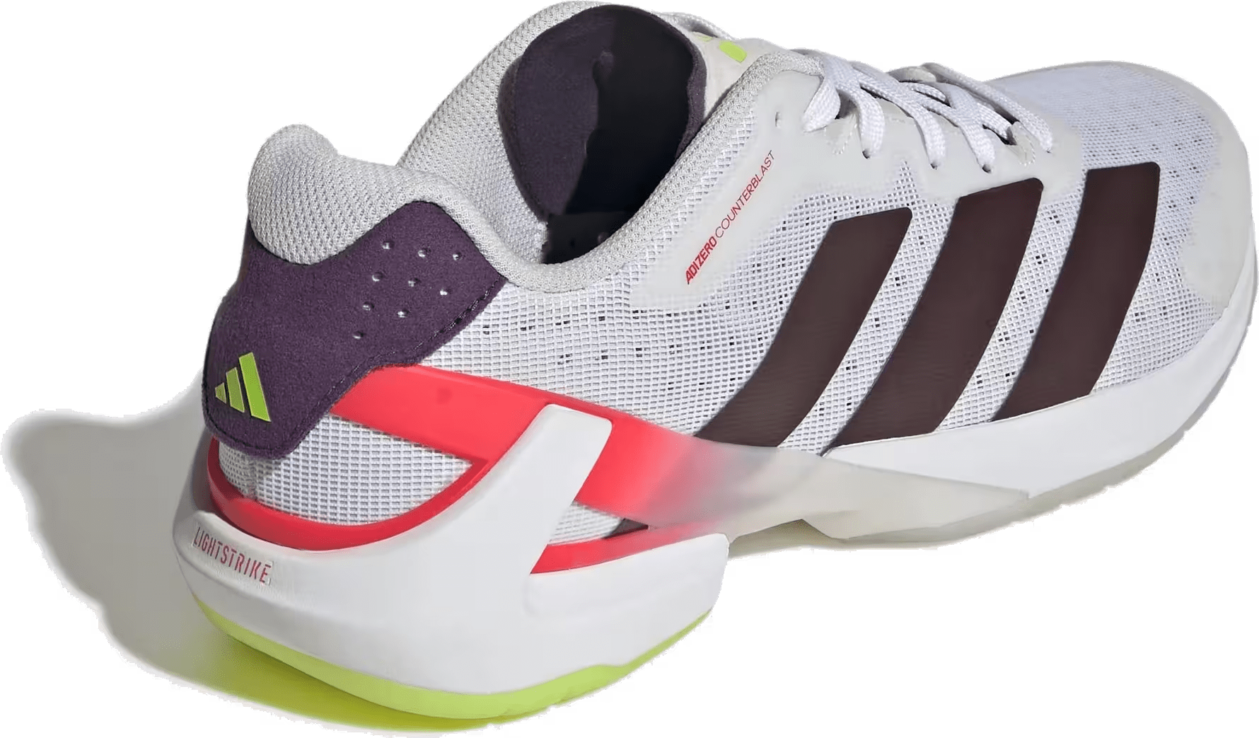 adidas Adizero Counterblast Indoor Cloud White Aurora Met. Aurora Plum