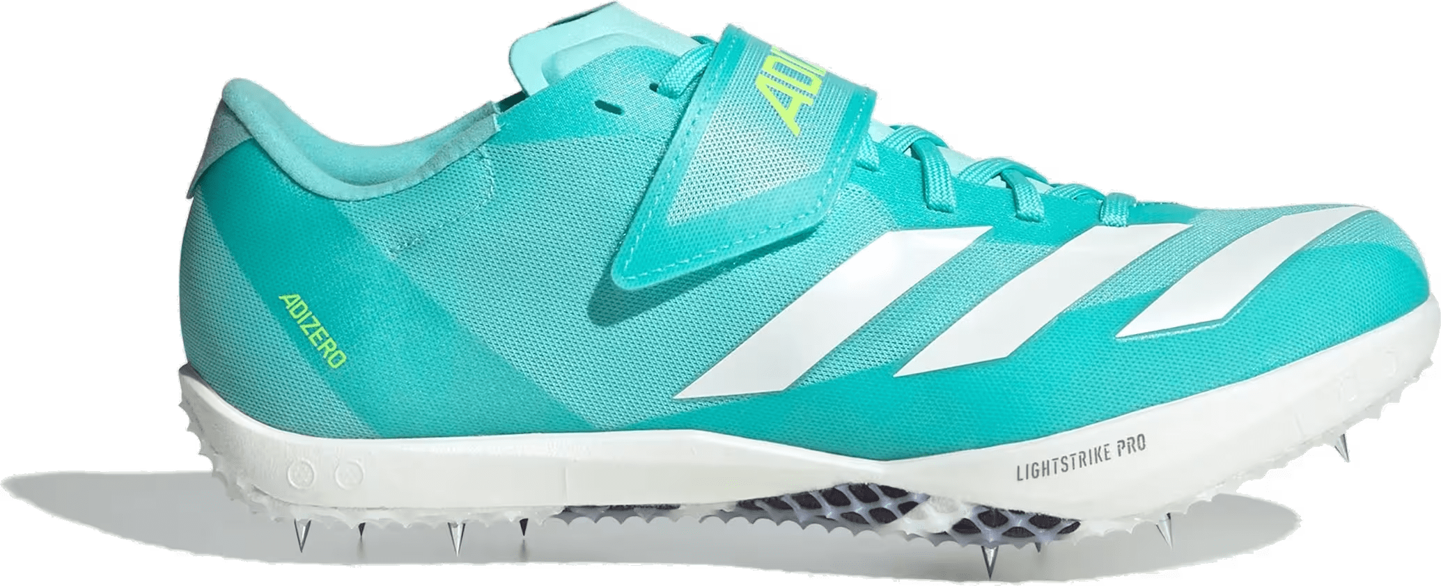 adidas Adizero HJ Track And Field Flash Aqua Zero Metalic Lucid Lemon