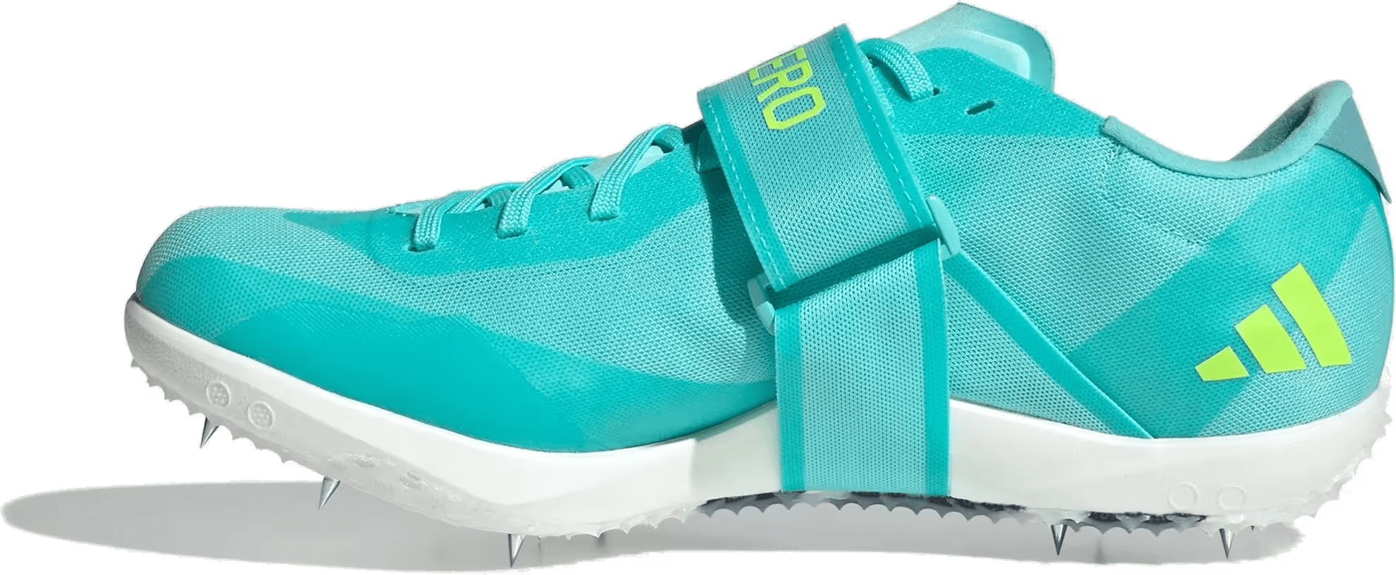 adidas Adizero HJ Track And Field Flash Aqua Zero Metalic Lucid Lemon