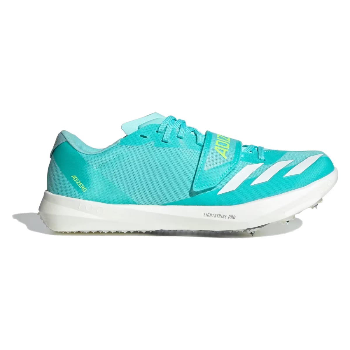 adidas Adizero TJ/PV Track And Field Flash Aqua Zero Metalic Lucid Lemon