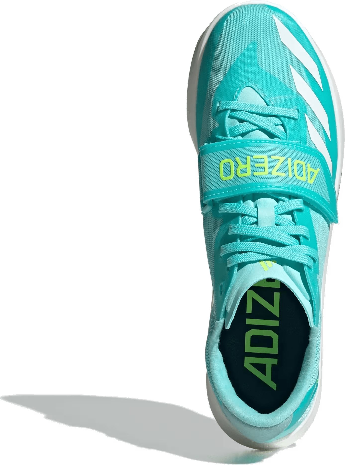 adidas Adizero TJ/PV Track And Field Flash Aqua Zero Metalic Lucid Lemon