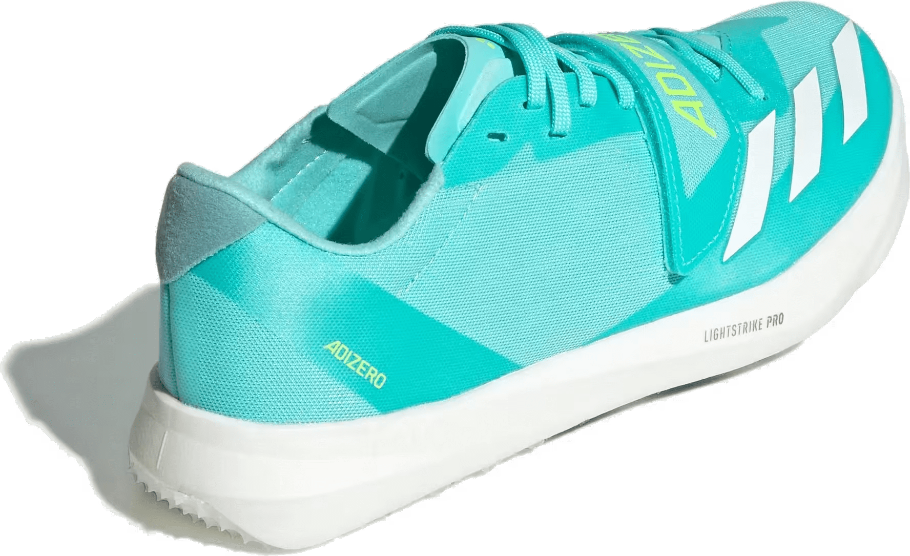 adidas Adizero TJ/PV Track And Field Flash Aqua Zero Metalic Lucid Lemon