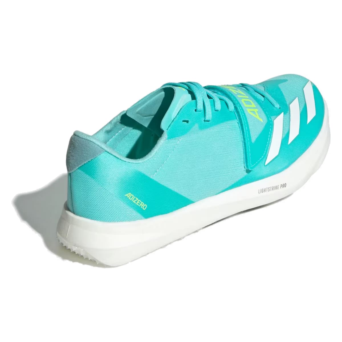 adidas Adizero TJ/PV Track And Field Flash Aqua Zero Metalic Lucid Lemon