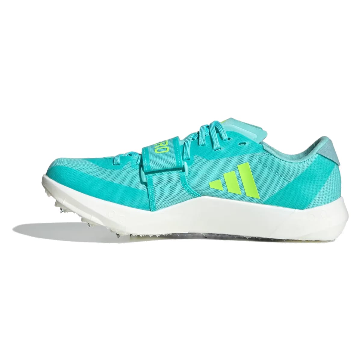 adidas Adizero TJ/PV Track And Field Flash Aqua Zero Metalic Lucid Lemon