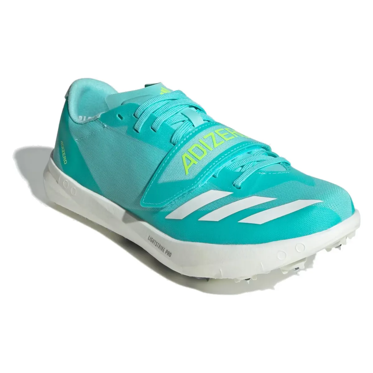 adidas Adizero TJ/PV Track And Field Flash Aqua Zero Metalic Lucid Lemon