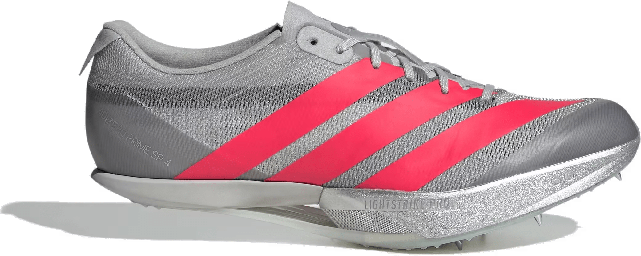adidas Adizero Prime SP 4 Grey Two Lucid Red Silver Metallic