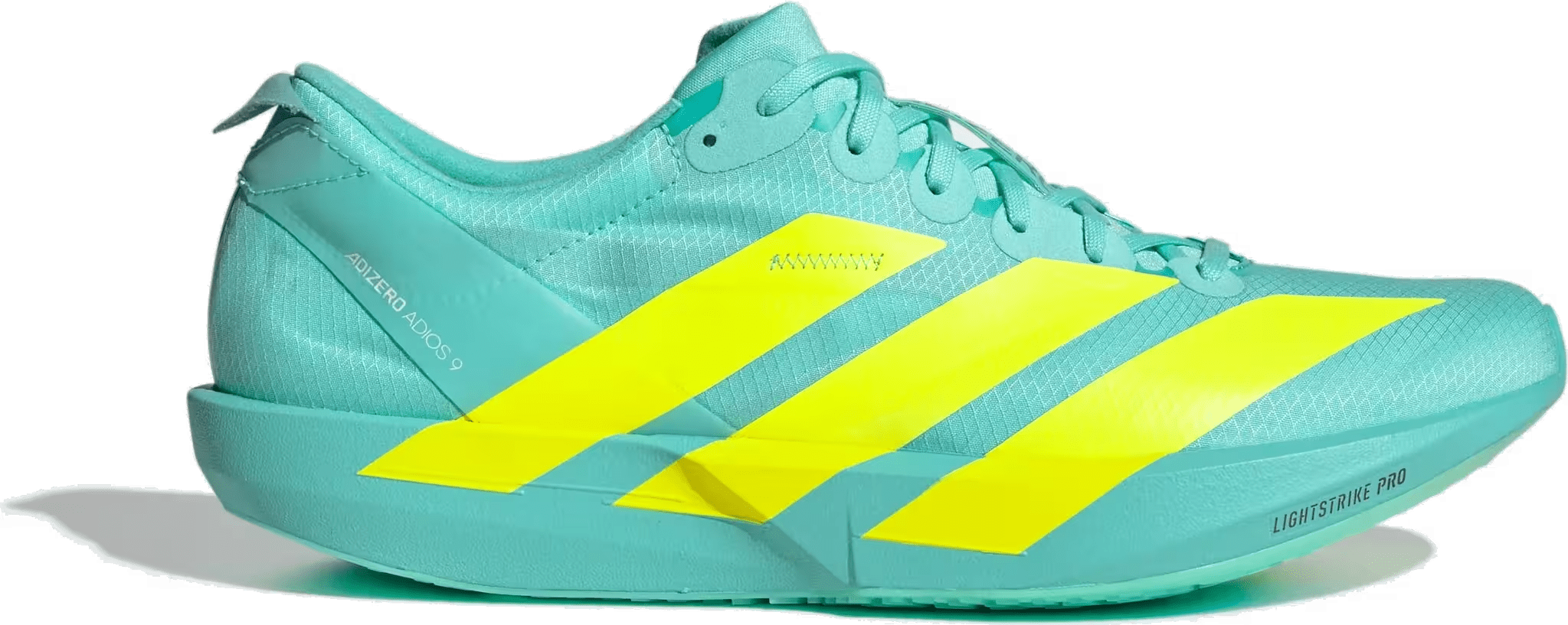 adidas Adizero Adios 9 Flash Aqua Lucid Lemon Zero Metalic