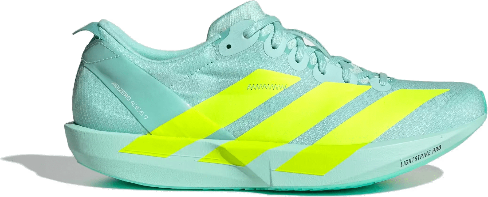 adidas Adizero Adios 9 Semi Flash Aqua Lucid Lemon Mint Ton (Women's)