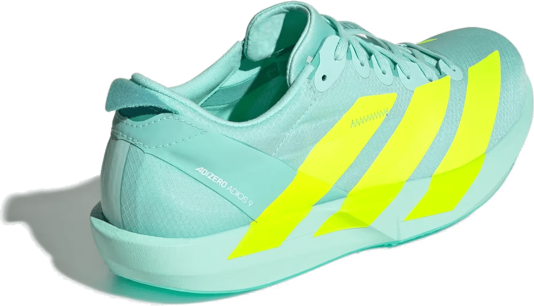 adidas Adizero Adios 9 Semi Flash Aqua Lucid Lemon Mint Ton (Women's)