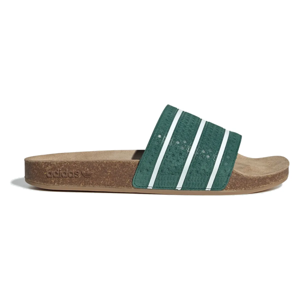 adidas Adilette Slides Collegiate Green Core White Gum
