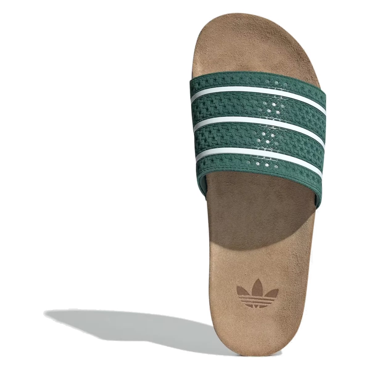 adidas Adilette Slides Collegiate Green Core White Gum