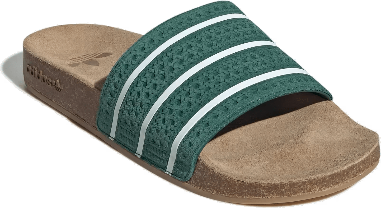 adidas Adilette Slides Collegiate Green Core White Gum