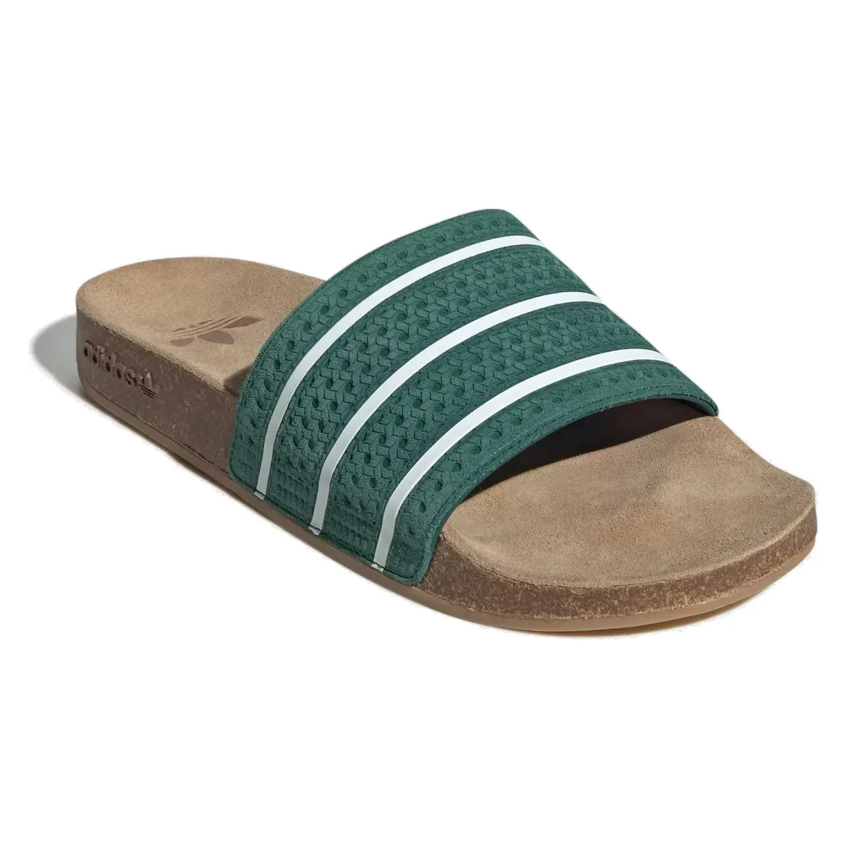 adidas Adilette Slides Collegiate Green Core White Gum