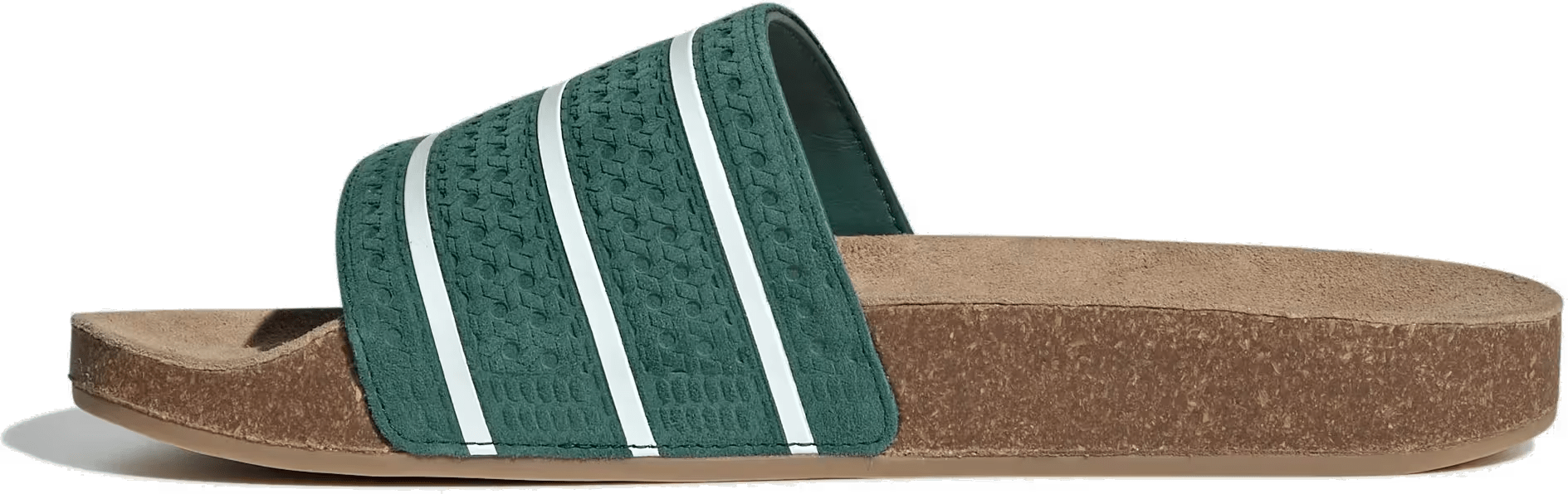 adidas Adilette Slides Collegiate Green Core White Gum