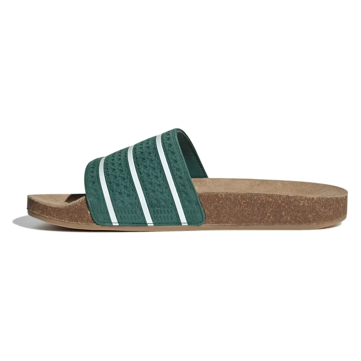 adidas Adilette Slides Collegiate Green Core White Gum