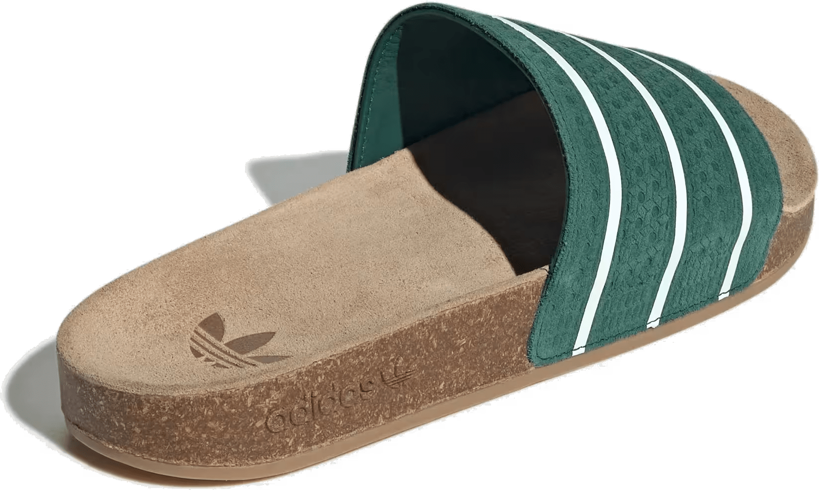 adidas Adilette Slides Collegiate Green Core White Gum