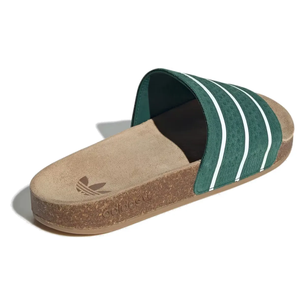 adidas Adilette Slides Collegiate Green Core White Gum