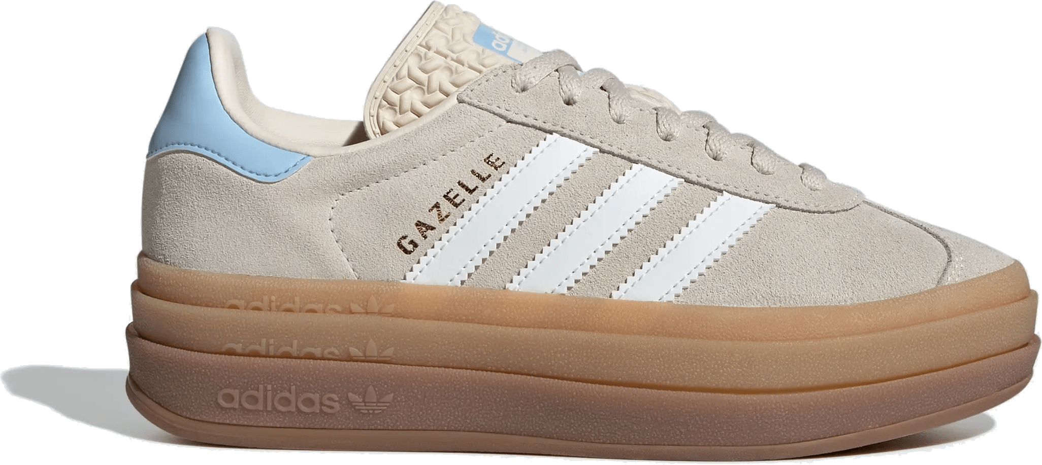 adidas Gazelle Bold Wonder White Clear Sky (Kids)