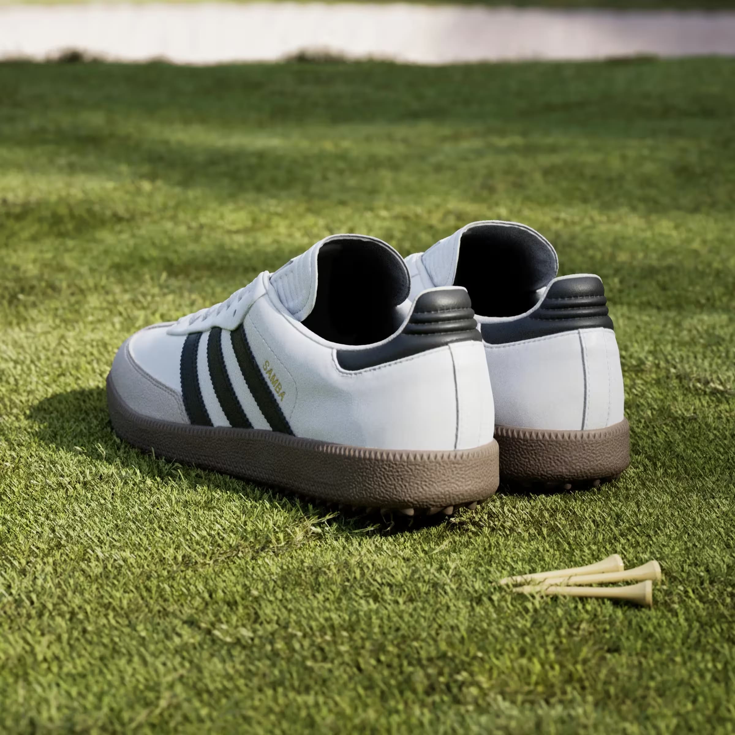 Adidas Samba Spikeless Golf "White Gum"